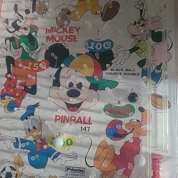 Vintage Mickey Mouse  Pinball Game - Picture 4 of 7